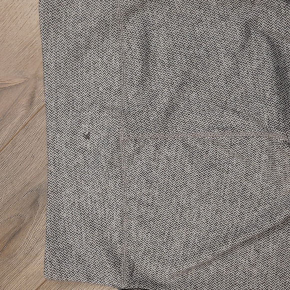 Kyodan grey herringbone zigzag jacquard high waist sporty leggings, M, NWT - Picture 7 of 11